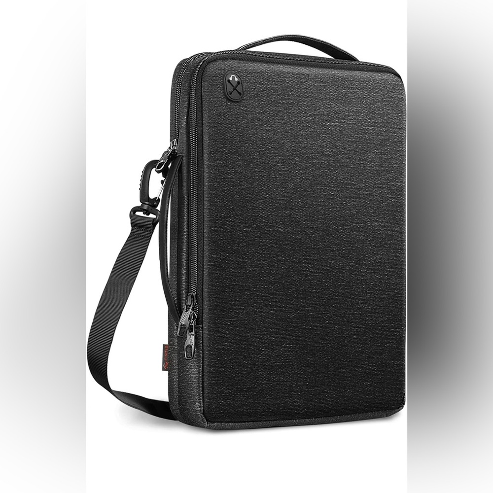 Finpac Elegant Charcoal Laptop Bag for Men